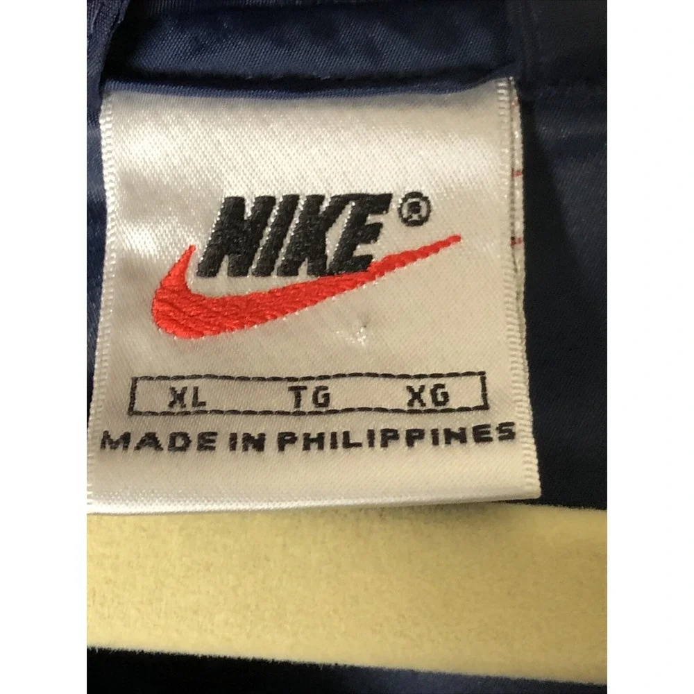 Vintage Nike Windbreaker Pullover White Tag Size XL Navy Blue